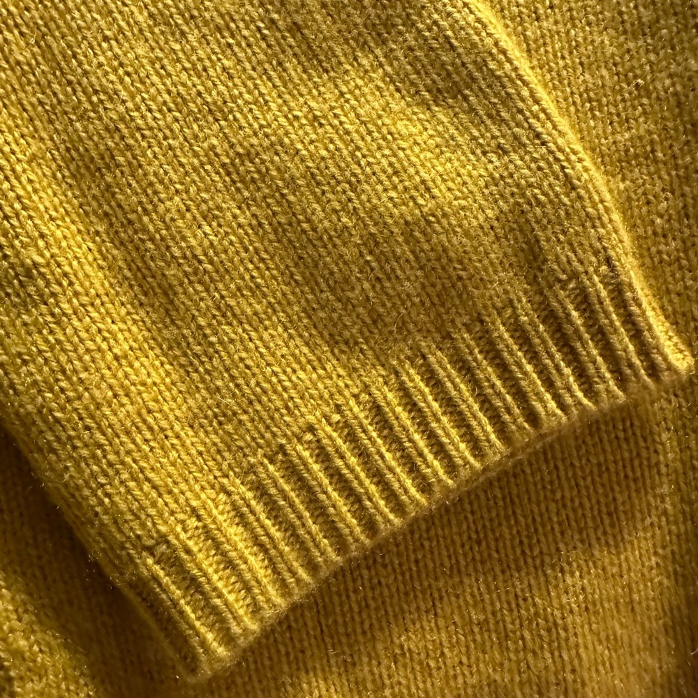 Theory Mustard Yellow Women's Cardigan - Picture 13 of 15